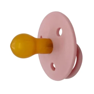 Chupetes redondos látex rosado 0M+ 2 unidades