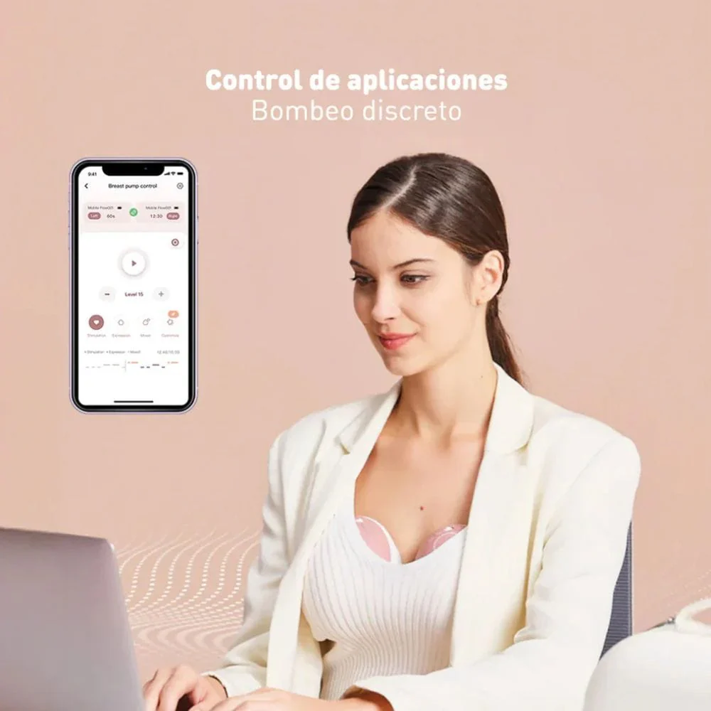 Extractor de Leche Materna M9 Doble - Momcozy - Imagen 6
