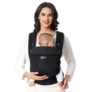 Porta bebé PureHug con Malla black - Momcozy