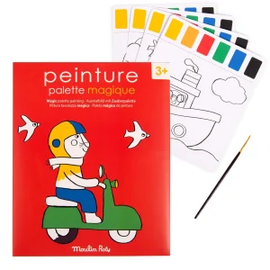 Paleta Mágica de Pintura Les Popipop - Moulin Roty