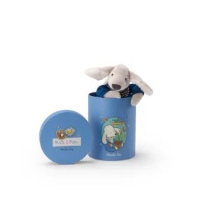 Muñeco peluche perro Pilou azul - Puce & Pilou - Moulin Roty