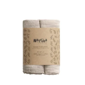 Pack de 2 tutos muselinas crema