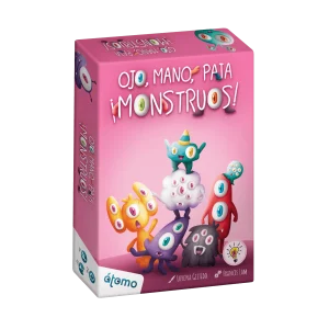 OJO MANO PATA ¡MONSTRUOS! - Juego de mesa - Atomo - Desde 5 años