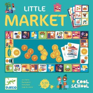 Petit Market – Juego de compras y cambio en el mercado (5+ años · 2-4 jugadores · 10-15 min) · Djeco