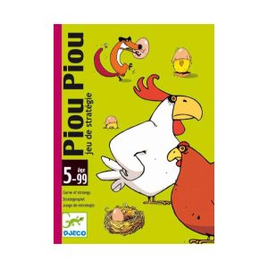 Piou Piou – Djeco - Juego de cartas y estrategia - 5+ años · 2-4 jugadores · 10 min