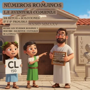 24 desafíos Numeros Romanos y cultura Época Romana para 5° y 6° Primaria | Mi Juego Bonito