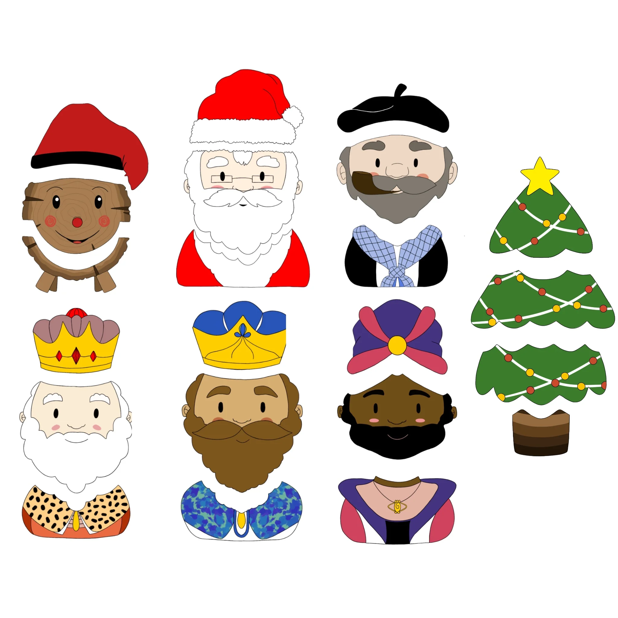 PUZZLE personajes Navideños - Imagen 3