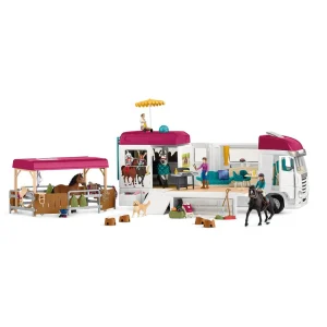 Casa rodante con zona para caballos coleccionables - Schleich