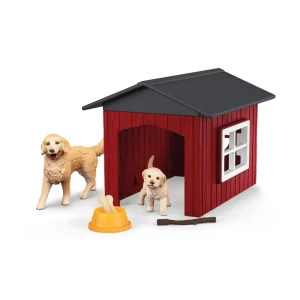 Caseta para perro Golden Retriever coleccionable Farm Wolrd - Schleich