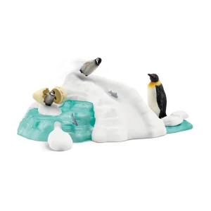 Diversión familiar con pingüinos coleccionable Wild Life - Schleich