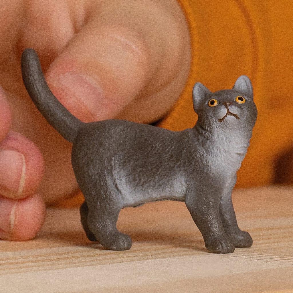 Gato británico de pelo corto coleccionable Farm World - Schleich - Imagen 2
