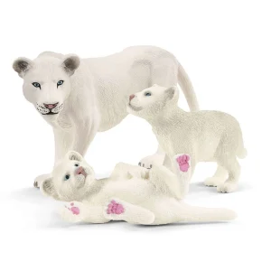 Madre Leona blanca con cachorros - Schleich
