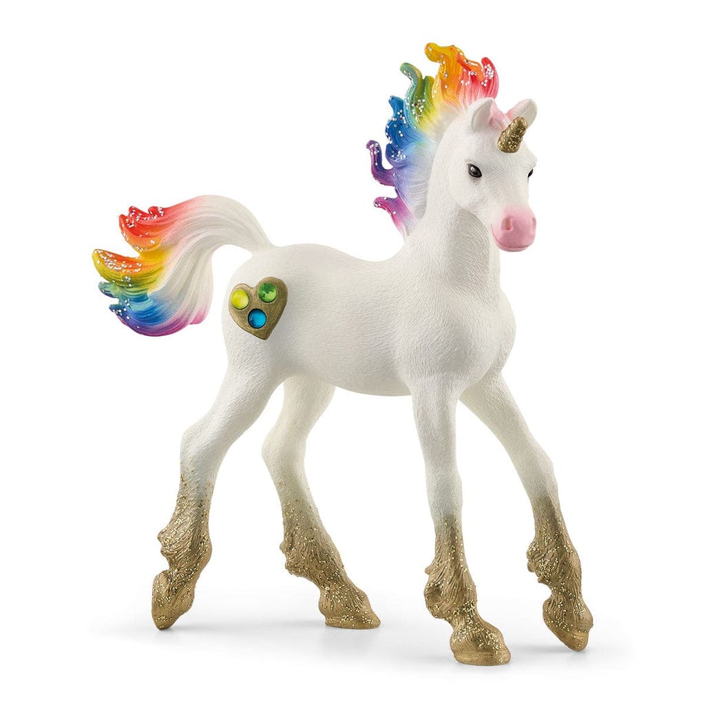 Potrillo de Unicornio arcoíris coleccionable Bayala - Schleich
