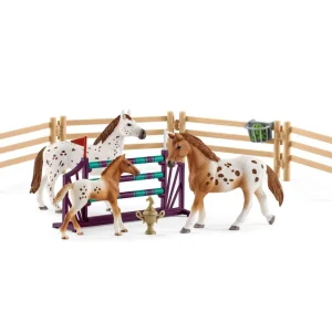 Set de entrenamiento para el concurso de Horse Club de Lisa - Schleich