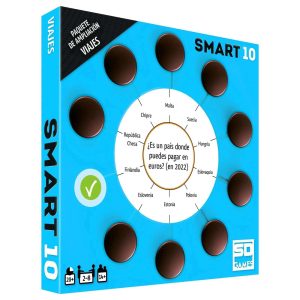 Smart 10 Viajes Ampliación - Juego de mesa - SD GAMES - Desde 9 o más años