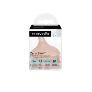 Pack de 2 Tetinas Anticólico Zero Zero Flujo medio - Suavinex