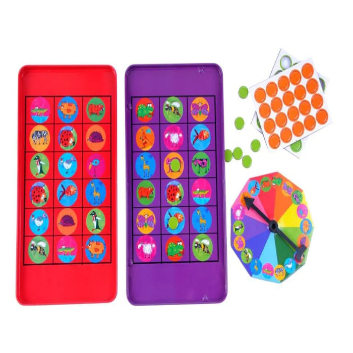 Juego Magnético de Viaje - Bingo Animal - The Purple Cow - Imagen 2