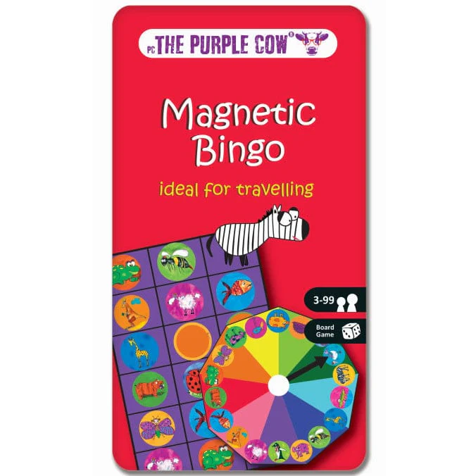 Juego Magnético de Viaje - Bingo Animal - The Purple Cow