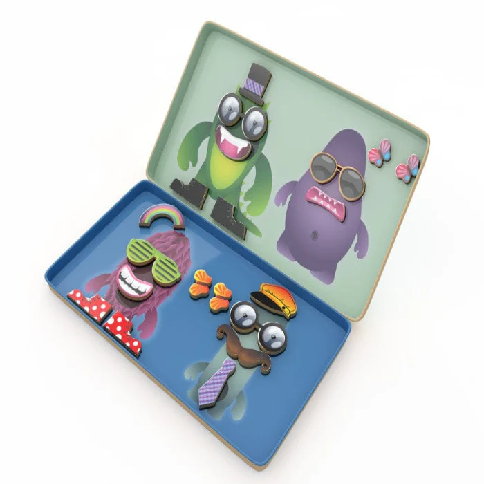 Juego Magnético de Viaje - Fábrica de Monstruos - The Purple Cow - Imagen 4