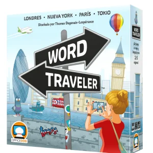 Word Traveler – Juego de mesa familiar de palabras – 10+ años – 2 a 5 jugadores – Asmodee