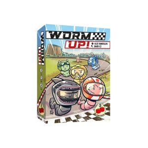 Worm Up! – Faroleo, curvas y carreras de gusanos (7+ años · 3-5 jugadores · 15–20 min) · 2 Tomatoes Games
